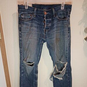 Hollister ripped jeans